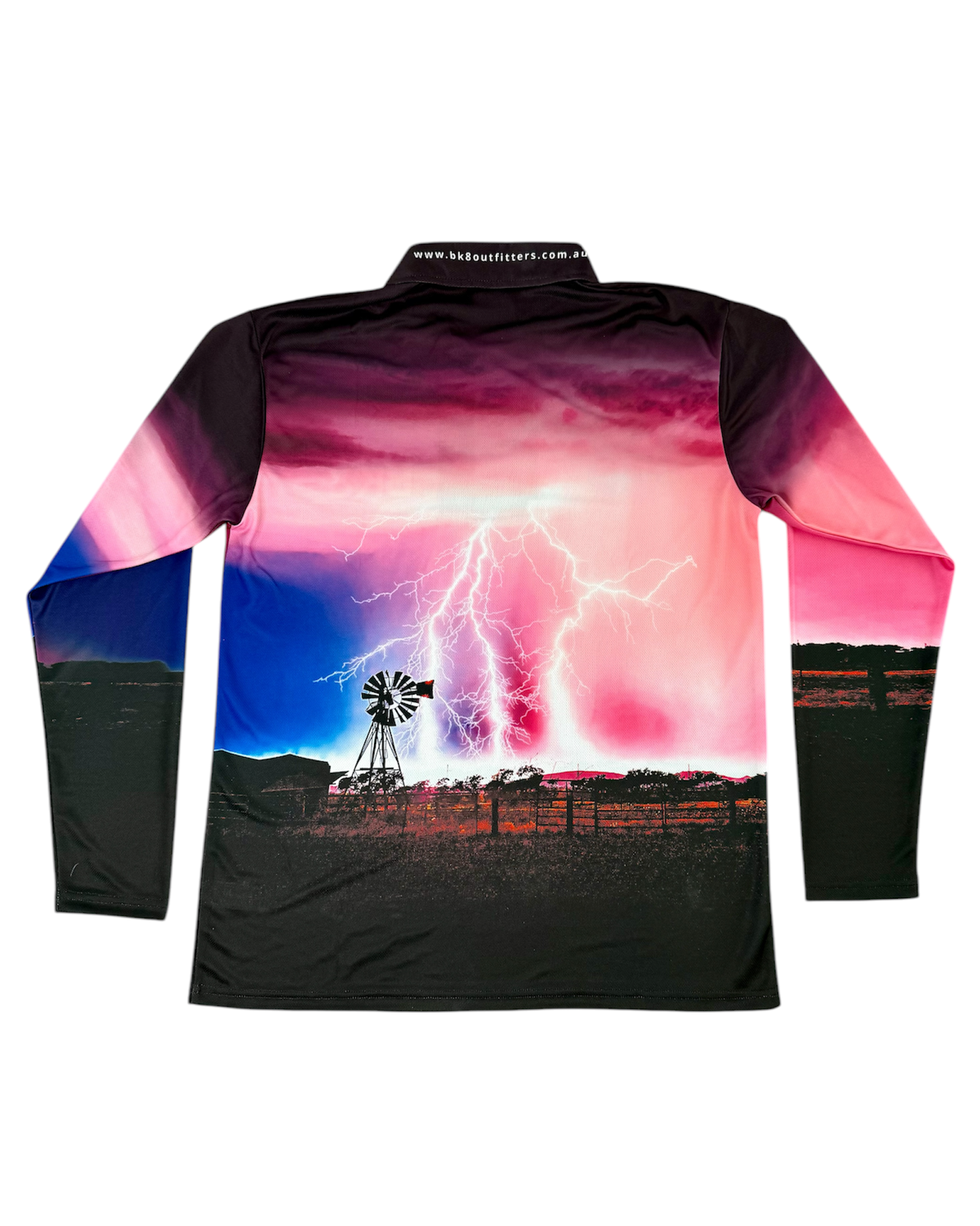 Fishing Shirt LS | Windmill WA | Lightning - Adults